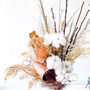 Cotton And Banksia Dried Bouquet, thumbnail 3 of 4