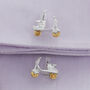 18ct Gold And Silver Scooter Cufflinks, thumbnail 2 of 2