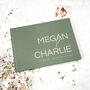 Personalised Modern Linen Guestbook, thumbnail 8 of 10