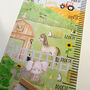 Personalised All The Farm Animals Height Chart, thumbnail 2 of 5