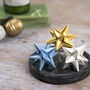 Metallic Origami Paper Star Christmas Bauble, thumbnail 4 of 4