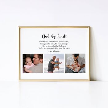 Personalised Dad By Heart Photo Print, 2 of 8