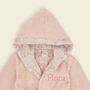 Personalised Pink Ditsy Dressing Gown, thumbnail 3 of 4