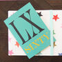 Roman Numerals Sixty Card, thumbnail 1 of 4