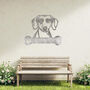 Customisable Dachshund Welcome Metal Wall Art Sign Gift For Home And Garden Decor, thumbnail 5 of 11