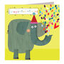 Congratulations Elephant Card, thumbnail 2 of 5