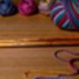Personalised Bamboo Knitting Needles Two Pack Engraved, thumbnail 2 of 3