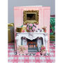 Luxury Pink Fireplace Card, thumbnail 3 of 7