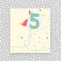 5th Birthday Card, thumbnail 1 of 2