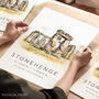 Stonehenge Wiltshire Print, thumbnail 1 of 10