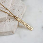 Personalised Solid Silver Message Tag Necklace, thumbnail 3 of 12