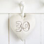 Personalised 25th Silver Wedding Anniversary Heart Gift, thumbnail 5 of 11