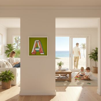 Gold / Silver Hand Painted Large Letter, 2 of 8