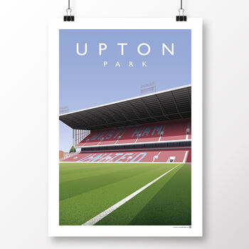 West Ham Upton Park Bobby Moore Stand Poster, 2 of 7