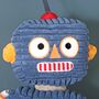 Personalised Dark Blue Robot Plush Toy, thumbnail 3 of 5