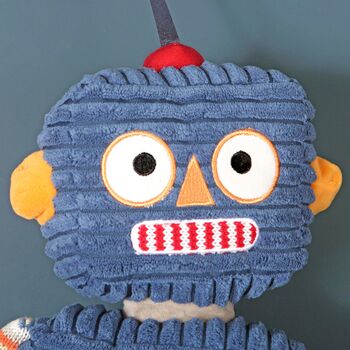 Personalised Dark Blue Robot Plush Toy, 3 of 5