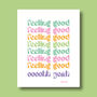 Feeling Good Print Three Colour Options, thumbnail 5 of 12