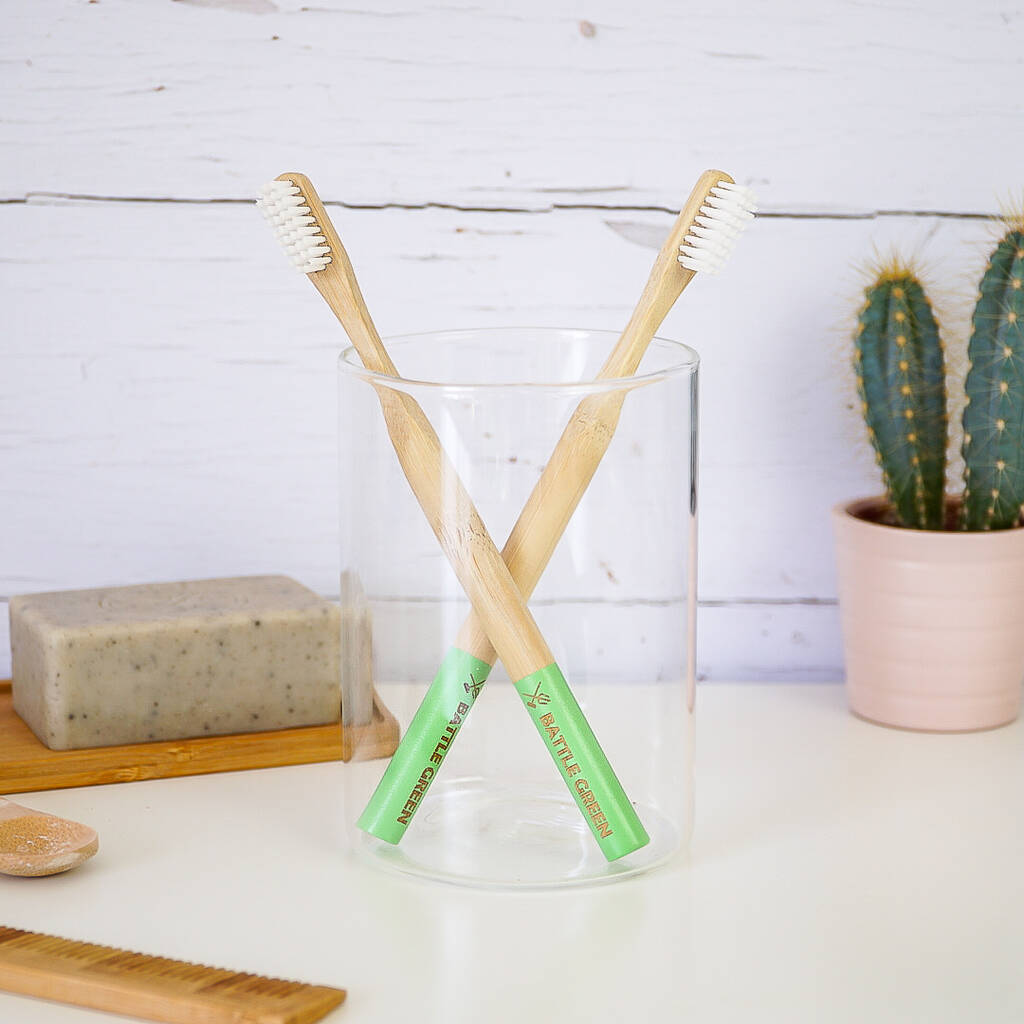 Bamboo Toothbrush With Plant Based Bristles, 1 of 6