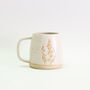 Larkspur Flower Ceramic Mug, thumbnail 4 of 4