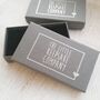 Stainless Steel Engraved Rectangle Cufflinks, Handwriting, thumbnail 3 of 3