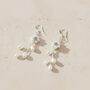 Pearl Flower Vine Bridal Earrings – Handmade In Bath, thumbnail 3 of 5