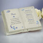 Personalised Forget Me Not Memorial Resin Book, thumbnail 1 of 5