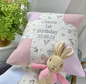 Peter Rabbit Birthday Cushion, 4 of 7