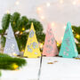 Pastel And Silver Jesmonite Christmas Tree Decoration, thumbnail 1 of 12