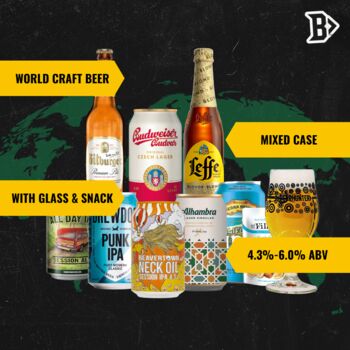 World Breweries Craft Beer Mixed Case Eight Beers With Glass, 2 of 3