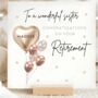 Retirement Personalised Luxury Textured Card Customisable, thumbnail 1 of 7