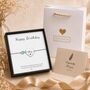 Personalised Heart Charm Bracelet With Engrave Name Symbols, thumbnail 2 of 12