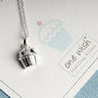 Cupcake Necklace In Sterling Silver, thumbnail 2 of 12