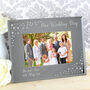 Personalised Message 6x4 Diamante Glass Photo Frame, thumbnail 4 of 5