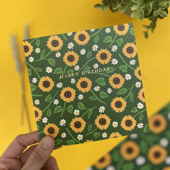 Sunflower Wrapping Paper, 5 of 11