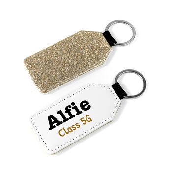 Personalised Glittery School Bag Tag, 9 of 12