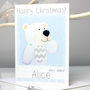 Personalised Arctic Polar Bear Christmas Card, thumbnail 2 of 6