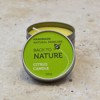Citrus Natural Aromatherapy Candle, 2 of 5