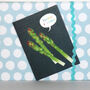 Mini Asparagus Greetings Card, thumbnail 3 of 4