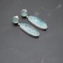 Amazonite Sterling Silver Earrings, thumbnail 8 of 10