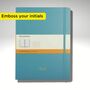 Personalised Moleskine Classic Notebook – Reef Blue Extra Large, thumbnail 1 of 8