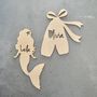 Personalised Ballet Shoes Wooden Door Sign, thumbnail 3 of 8