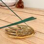 Handmade Hamsa Hand Incense Holder Mindful Home Decor, thumbnail 2 of 5
