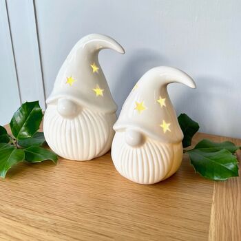 Light Up Porcelain Pair Of Gonks, 4 of 5