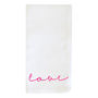 'Love' Neon Sign Napkin Set Of Two, thumbnail 2 of 5