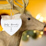 Personalised Mr And Mrs First Christmas Tree Decoration, thumbnail 3 of 4
