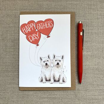 Westie Father's Day Card, 2 of 3