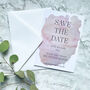 Watercolour Design Save The Date Card, thumbnail 1 of 3