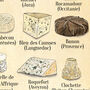 Vintage French Cheese Print, thumbnail 6 of 10