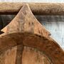 Large Antique Indian Wooden Parat Dough Bowl, thumbnail 4 of 10