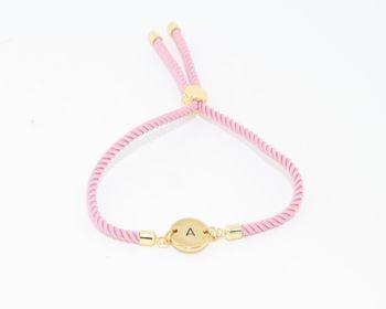 Personalised Pink Slider Bracelet, 2 of 3